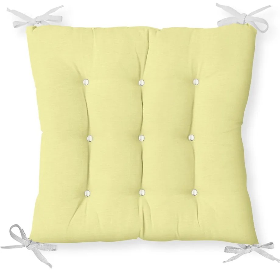 Sedák s prímesou bavlny Minimalist Cushion Covers Lime, 40 x 40 cm