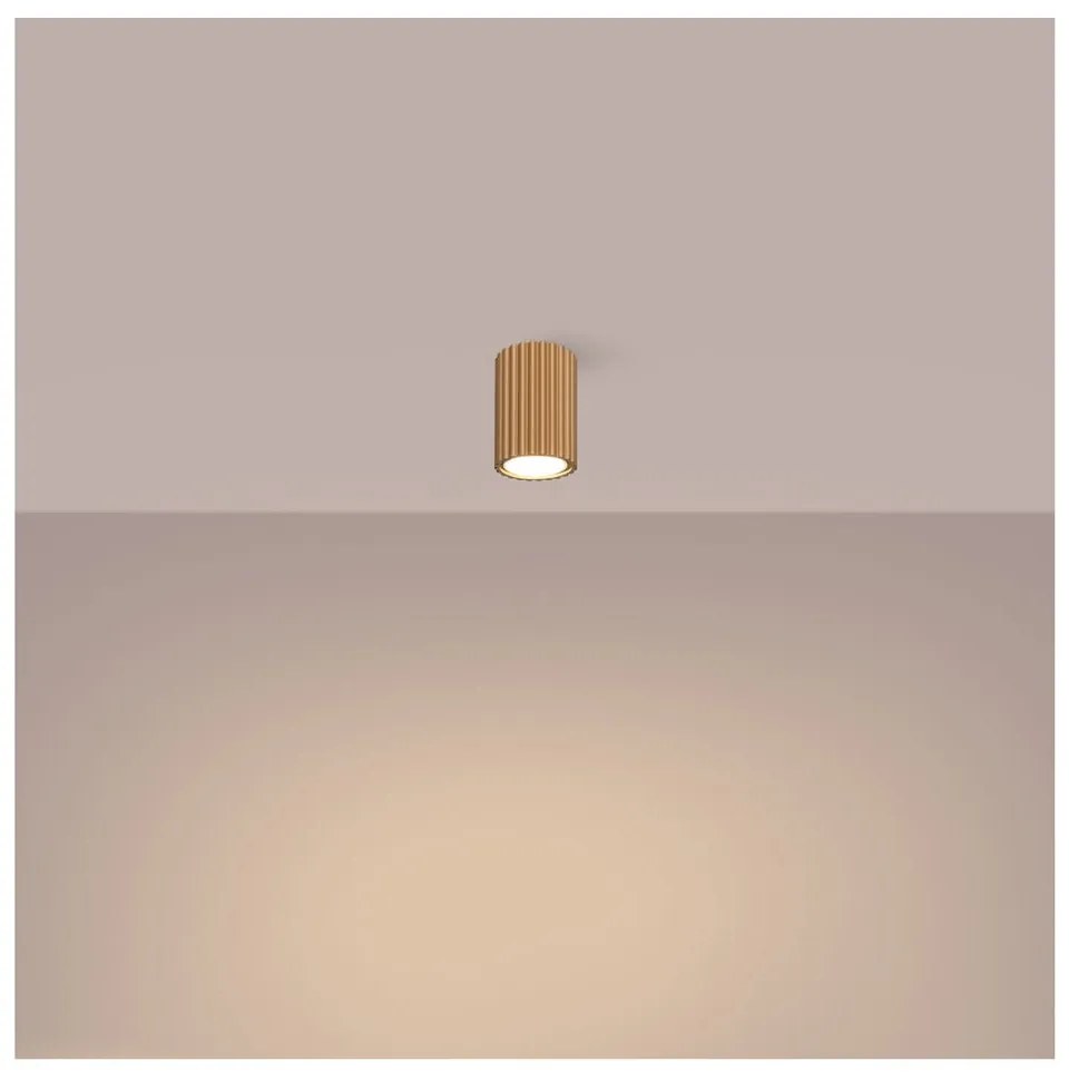 Bodové svietidlo v zlatej farbe Gleam – Sollux