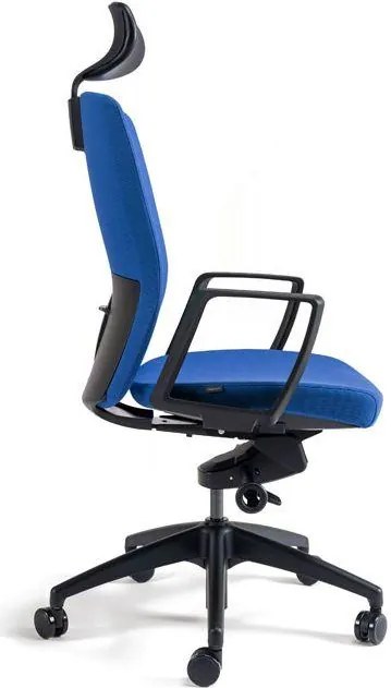 OFFICE PRO bestuhl -  OFFICE PRO bestuhl Kancelárska stolička J2 BLACK SP modrá