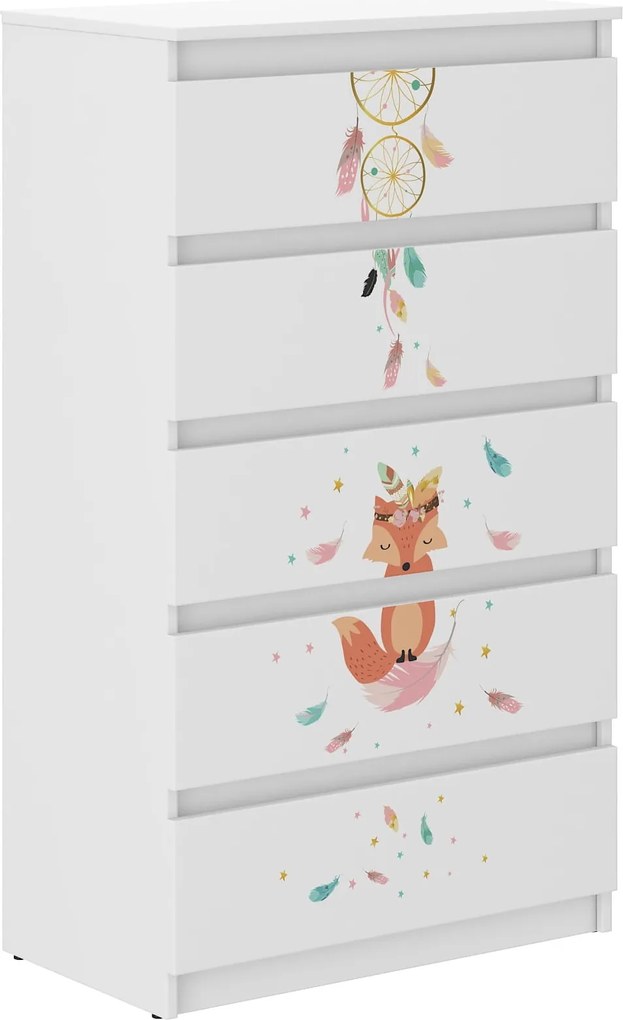 Wooden Toys Detská komoda R-5 LISEK