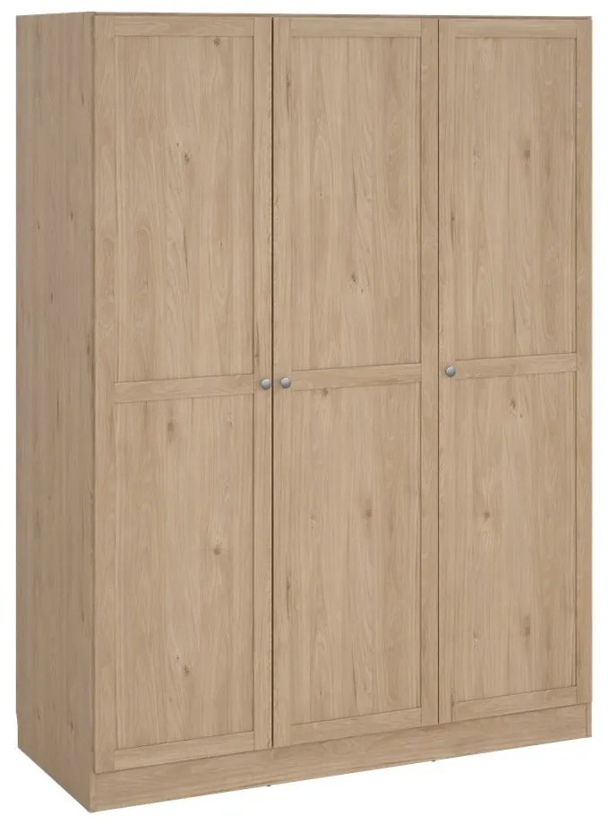 Šatníková skriňa v dekore duba v prírodnej farbe 147x200 cm Billund – Tvilum