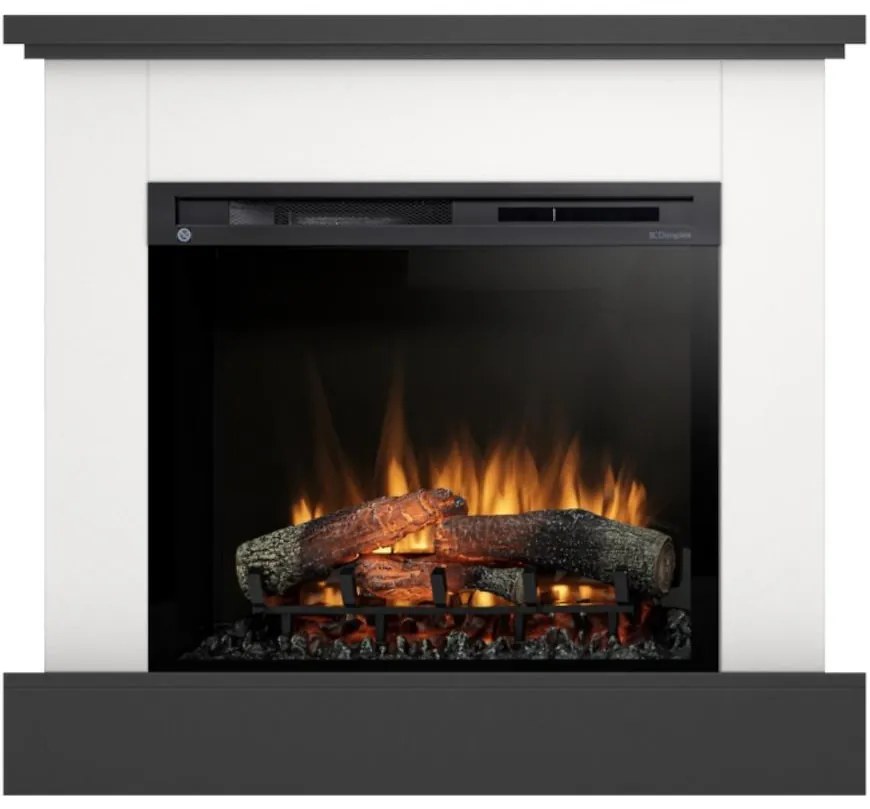 Elektrický krb Jukon 28 biely mat/čierny