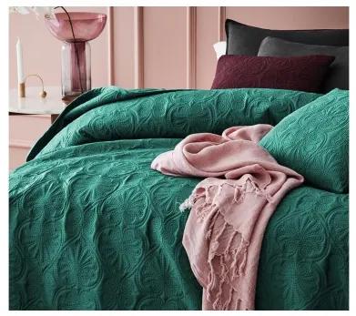 Sammer Prešívaný prehoz na posteľ v zelenej farbe v rozmere 220x240 cm 5908224066985