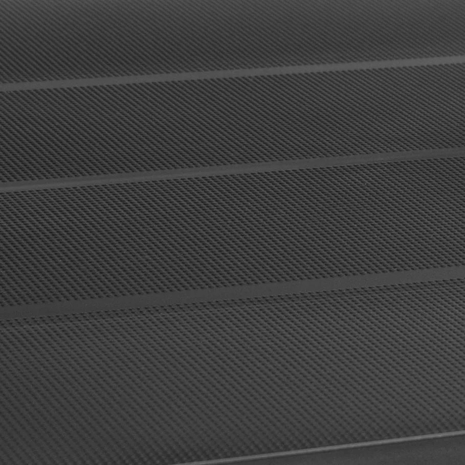 Dielenský plastový regál so 4 policami IRVING čierny