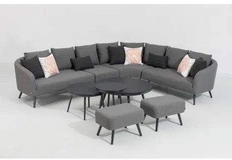 Doppler Melia LIKA-TEX® sivá - luxusná záhradná súprava