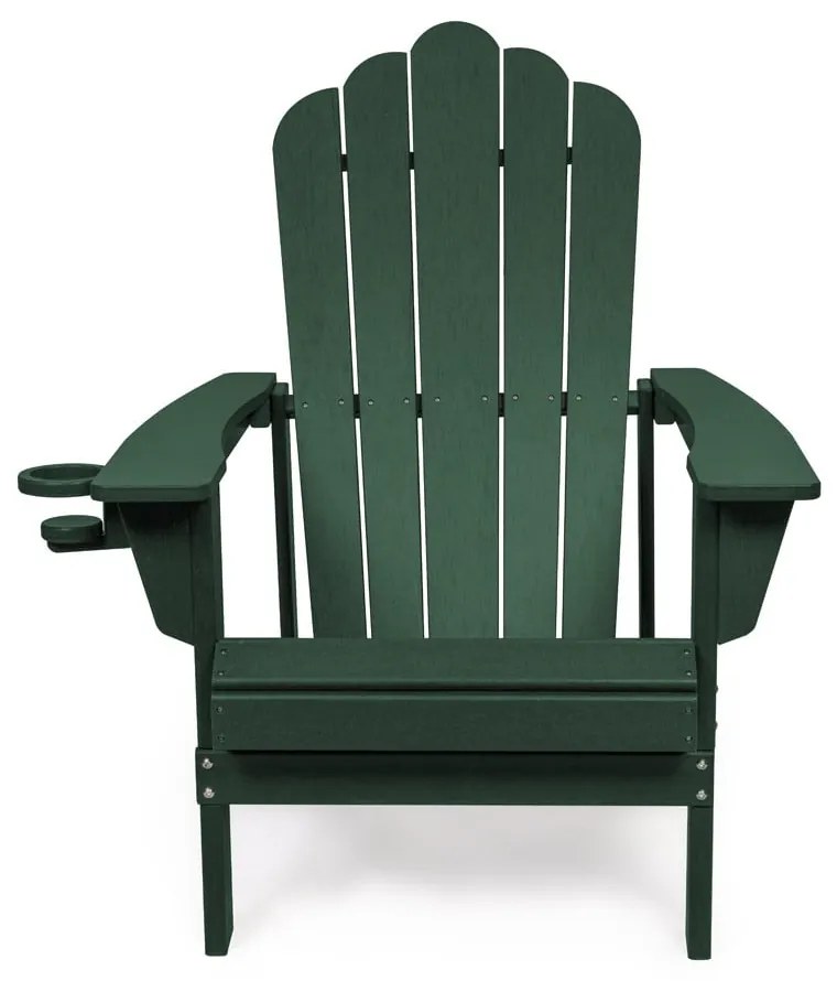 Zelené plastové záhradné kreslo Adirondack – Bonami Selection