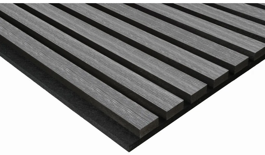 Akustický panel G21 270x60,5x2,1 cm, tmavo šedý dub 63910196 2ks