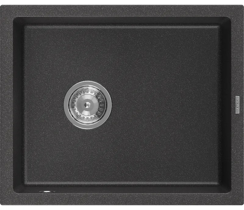 Mexen Pedro - drez granitový 56,0x46,0cm, 1-komorový, čierna-škvrny, 6508561000-76