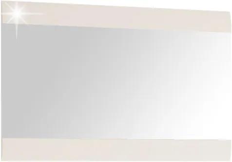 Zrkadlo na stenu Lynatet 122 - biela / biely vysoký lesk