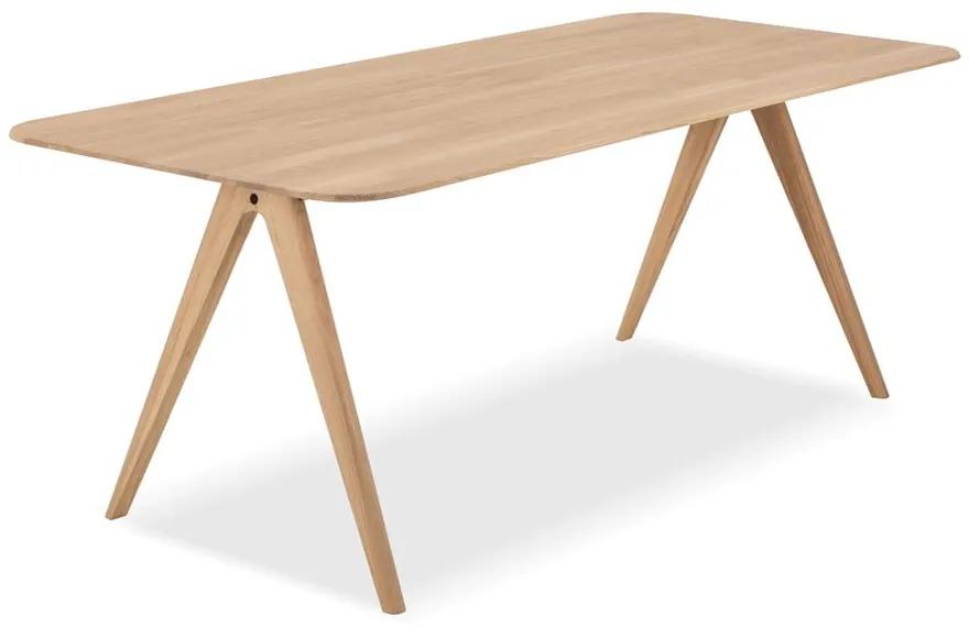 Jedálenský stôl z dubového dreva Gazzda Ava, 200 x 90 cm