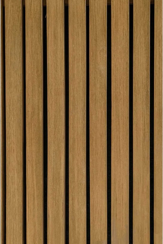 Drevený kvetináč MAXI, s priečkami, akácie, šírka 84 cm, hnedá