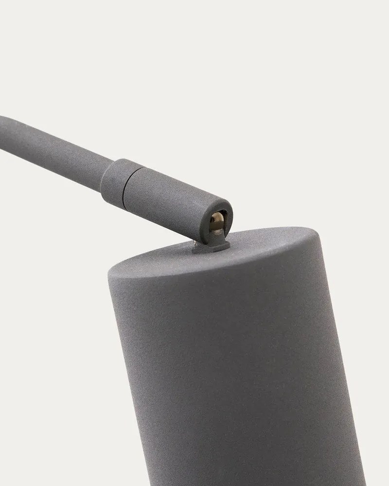 Čierna kovová stolová lampa (výška 49 cm) Manie – Kave Home