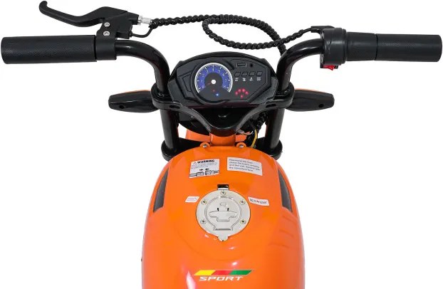 Elektrická motorka SUPERMOTO oranžová