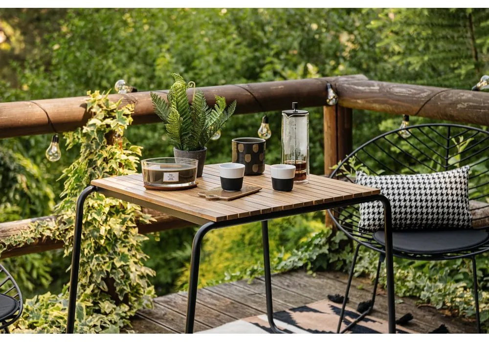 Súprava 2 černých záhradných stoličiek Bonami Selection Coco