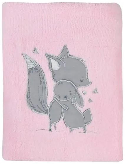 KOALA Detská deka Koala Foxy pink