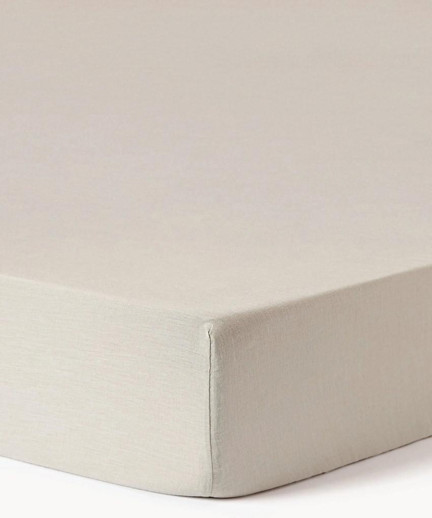 Elastická plachta na topper matrac z vypraného ľanu Airy