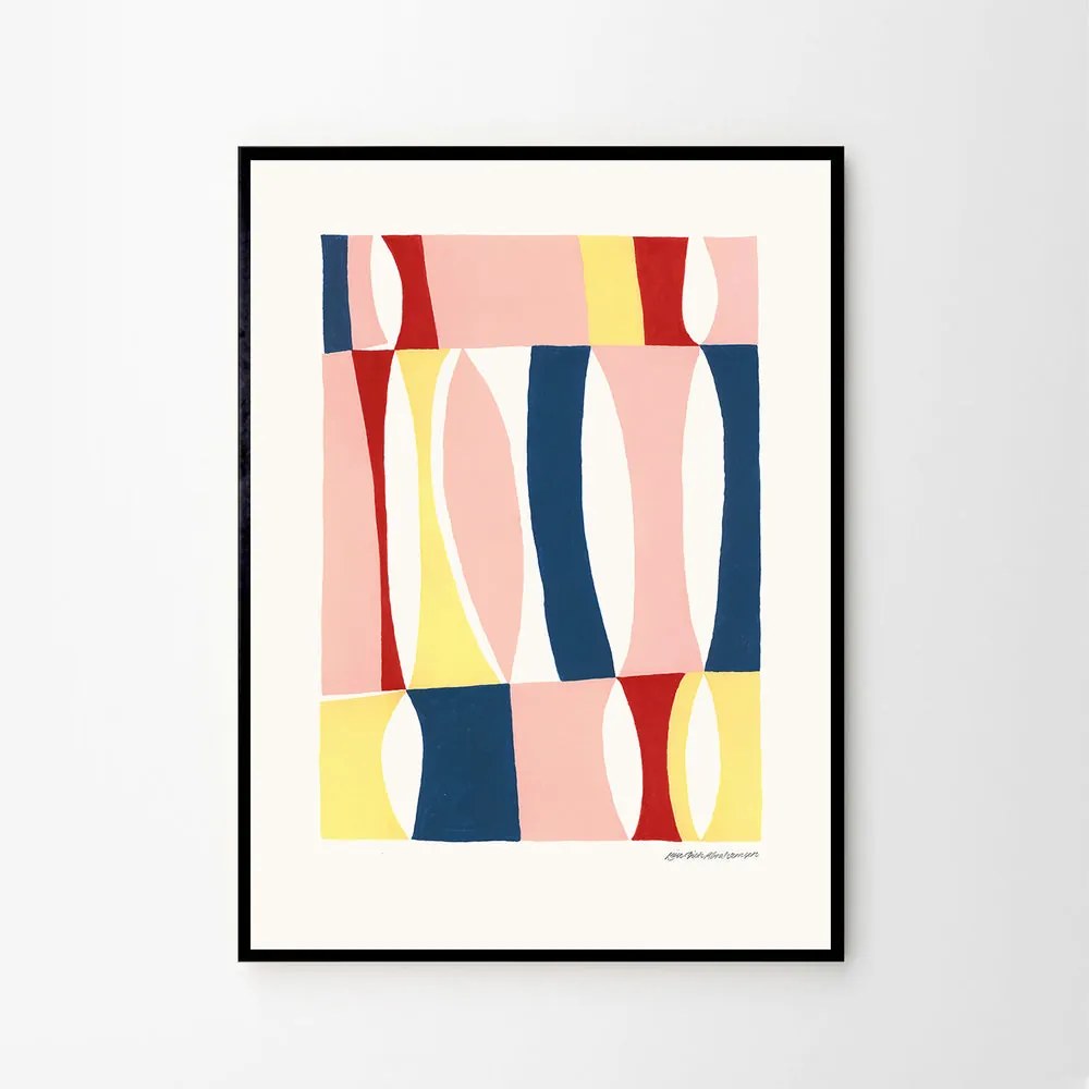 Moikka Plagát Polka by Leise Dich Abrahamsen A4 (21x27cm)