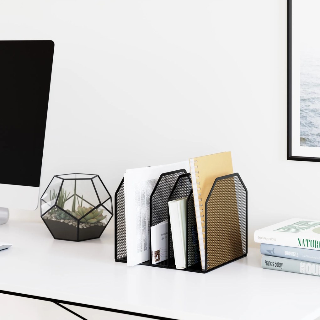 Stolový organizér kôš s priehradkami