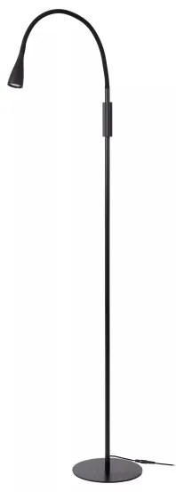 Lucide 18756/03/30 - LED Stmievateľná stojacia lampa ZOZY LED/4W/230V čierna