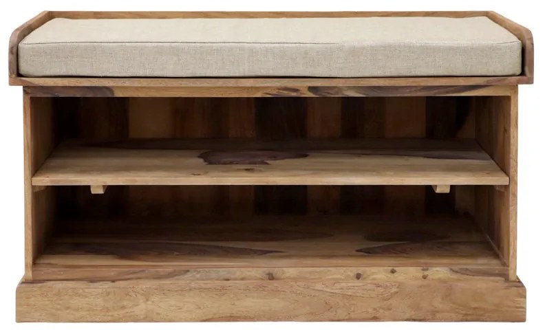 Botník 105x60x40 Rami indický masív palisander Svetlomedová