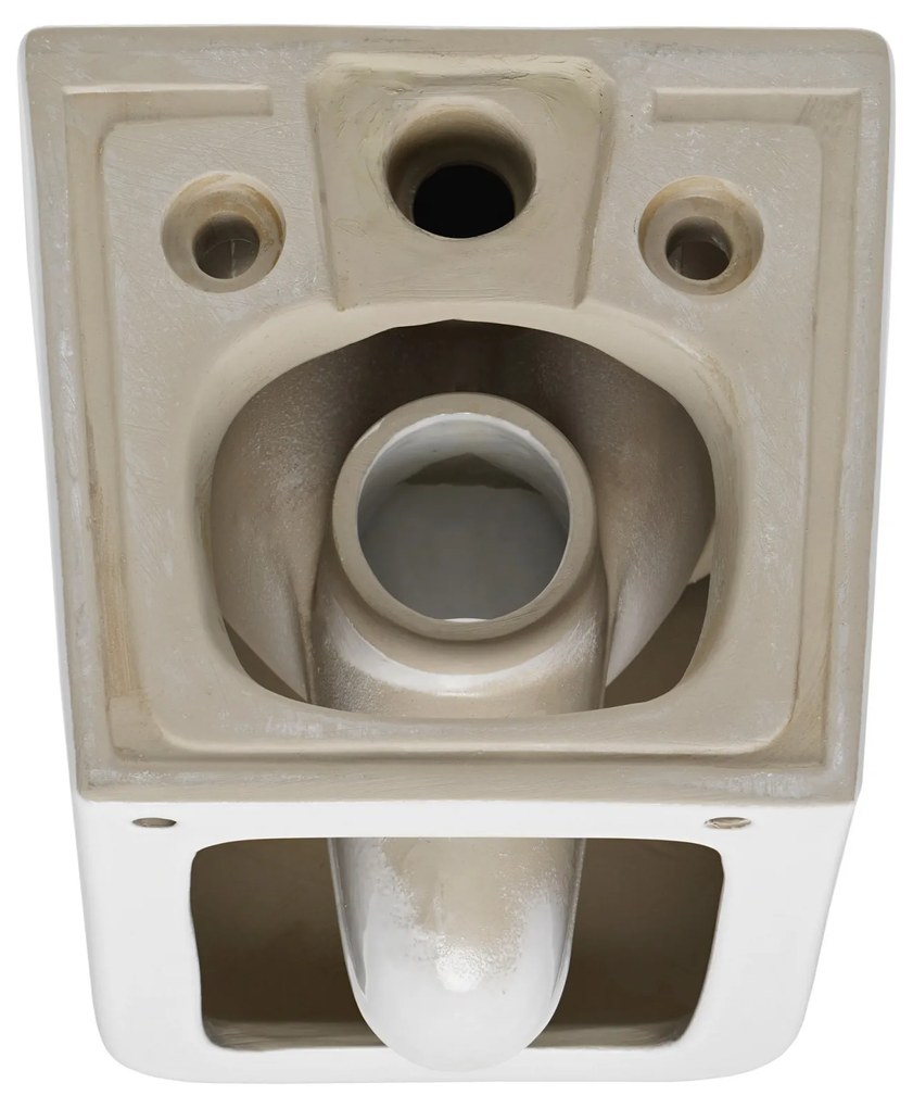 Závesná WC misa nástenná biela