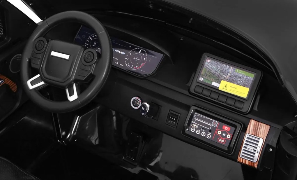 Ramiz Range Rover HSE 2-miestne detské auto Čierna Suv + Pilot