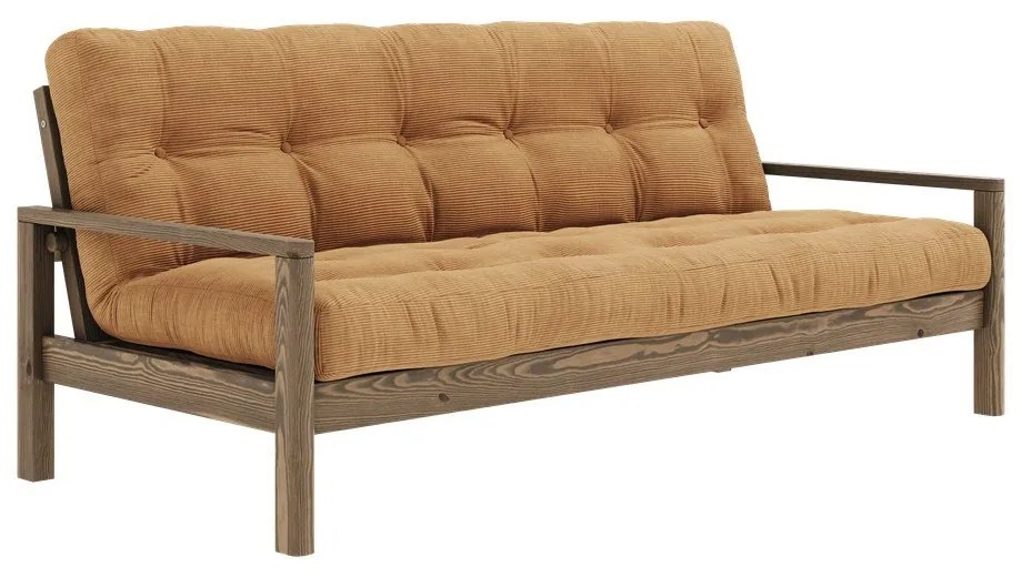 Rozkladacia pohovka v horčicovej farbe 205 cm Knob – Karup Design