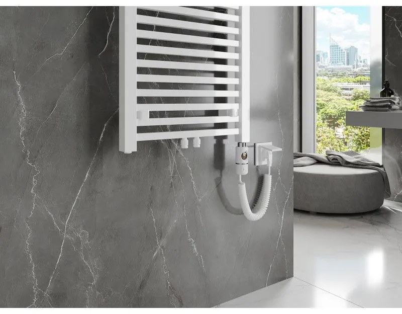 Mexen Pluton, elektrické vykurovacie teleso 1450x600 mm + vykurovacia tyč 900 W, biela, W106-1450-600-2900-20