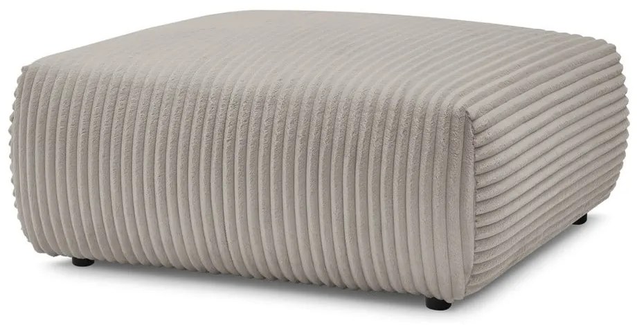 Svetlosivo-béžová menčestrová podnožka Lucien – Bobochic Paris