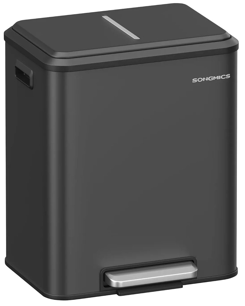 Odpadkový kôš Franko 2x15 l čierny