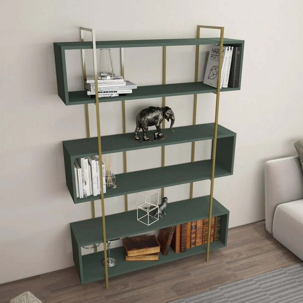 Knižnica Bruti Green and Gold