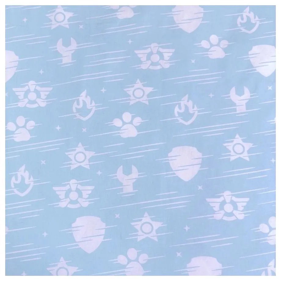 Modré bavlnené detské obliečky na jednolôžko 140x200 cm Paw Patrol – Jerry Fabrics
