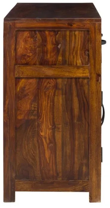 furniture-nabytek.cz - Masivní příborník Palison z palisandru, lakovaný, hnědý – 140×42×80 cm