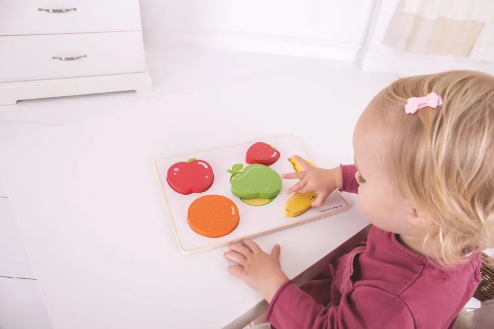 Bigjigs Toys Vkladacie puzzle ovocie