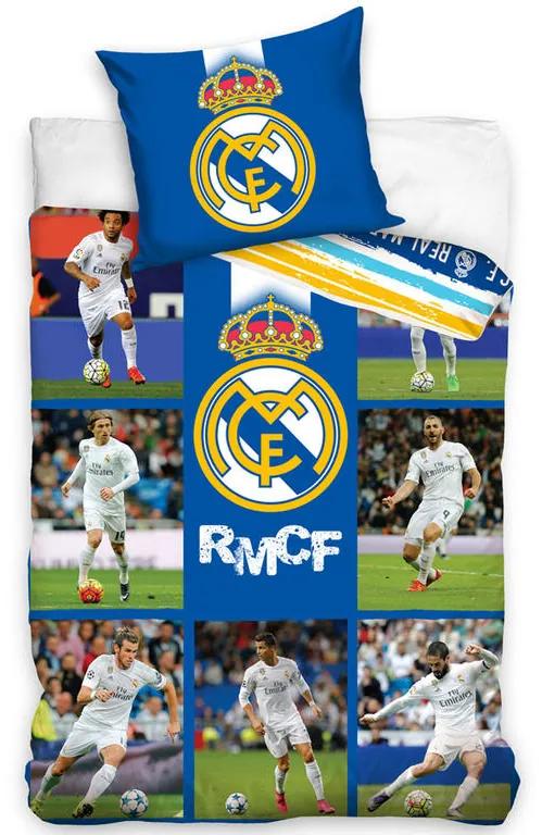 Bavlnené posteľné obliečky FC Real Madrid