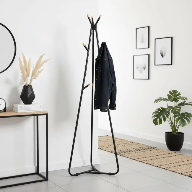 Stojanový vešiak ELIAN čierny