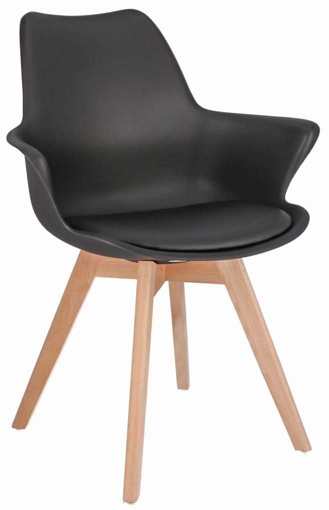 Jedálenská stolička ORLEAN - čierna