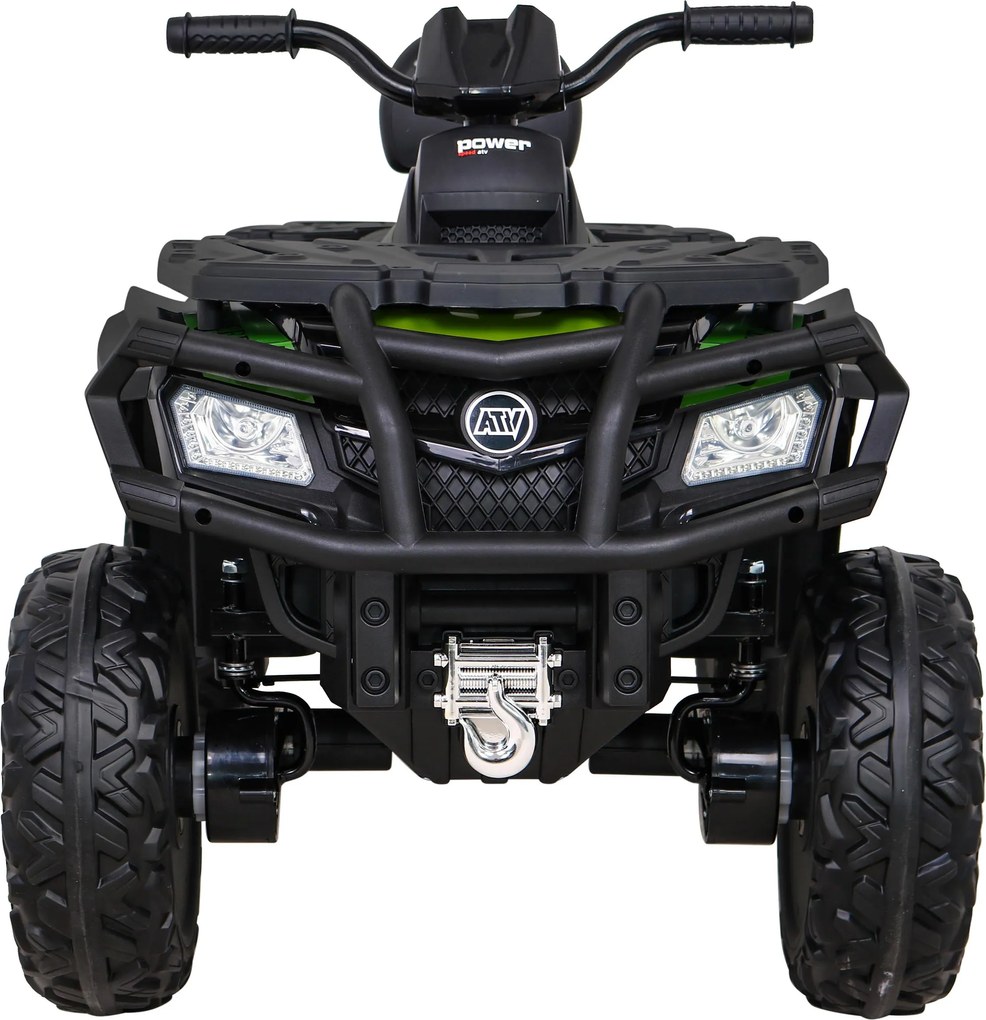 Ramiz Štvorkolka XT-Speed pre deti Zelená + 4x4 + EVA + Pomalý štart + MP3 rádio + LED