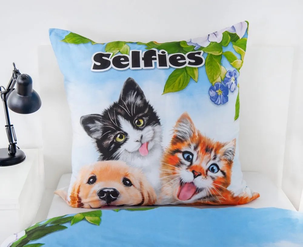 Herding Obliečky Selfie Pets 140x200/70x90cm