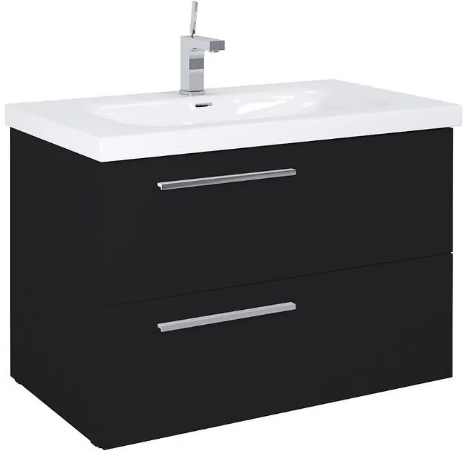 Skrinka Royal 90 2S čierna matt