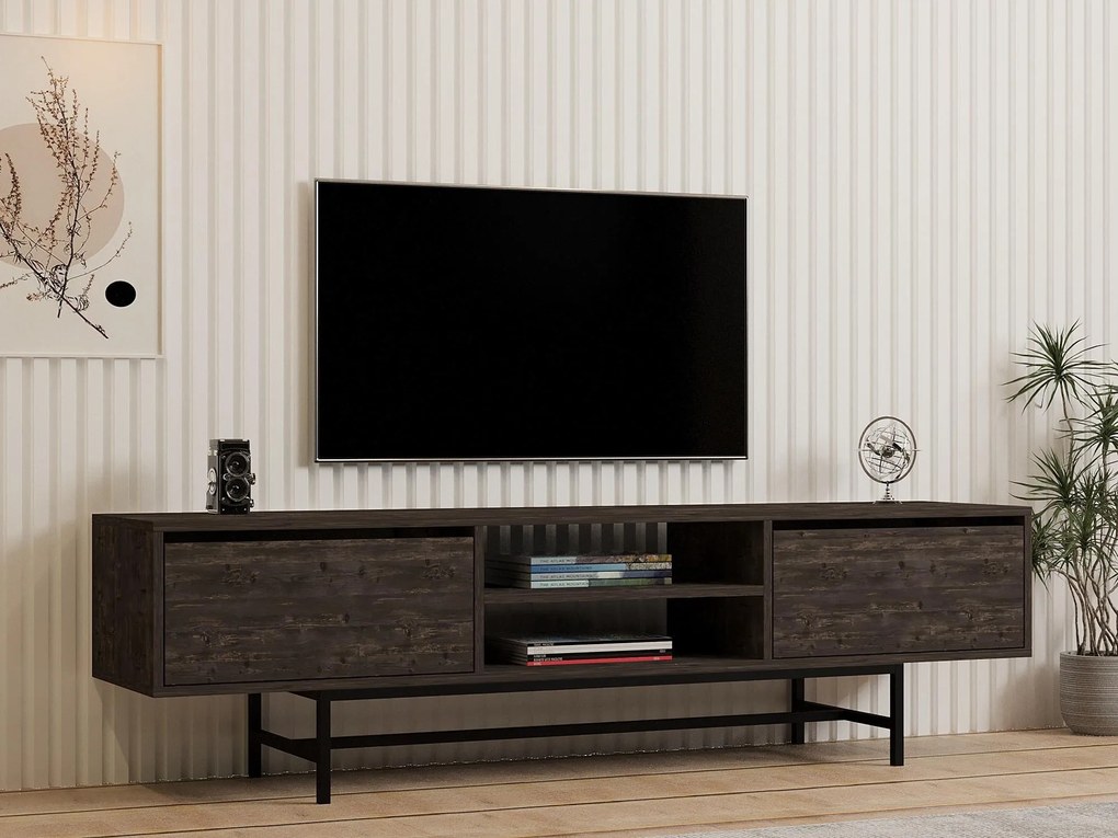 TV stolík/skrinka Nubola (antracit) . Akcia -30%. Vlastná spoľahlivá doprava až k Vám domov. 1095600