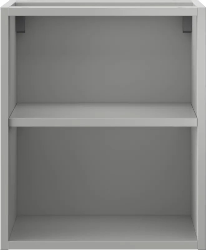 Mexen Box-A, otvorená skrinka s policou 40 cm, sivá matná, 91AX2-0400-470-0-62