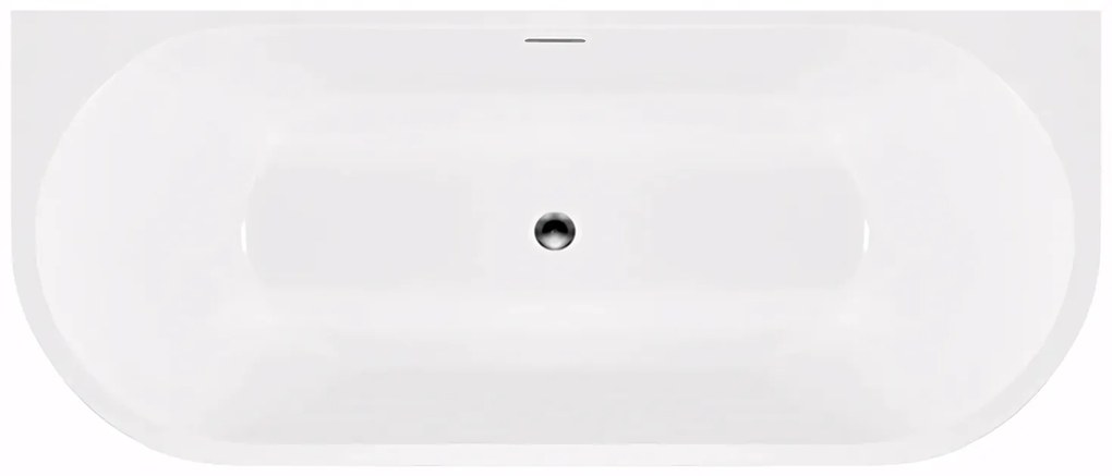 Rea Olympia, voľnestojaca akrylátová vaňa 170 x 80cm, biela, REA-W0633