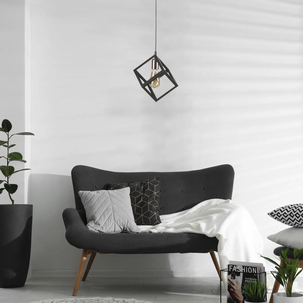 Stropní svítidlo Kare I černé