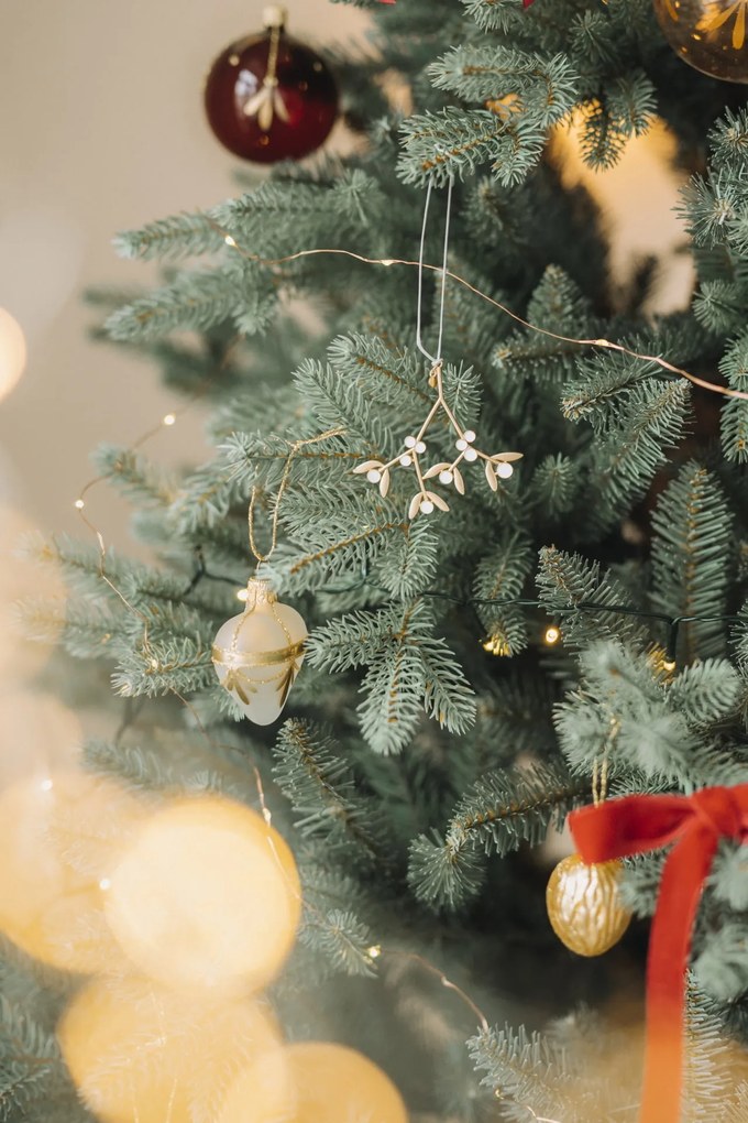 räder Kovová vianočná ozdoba Mistletoe Golden