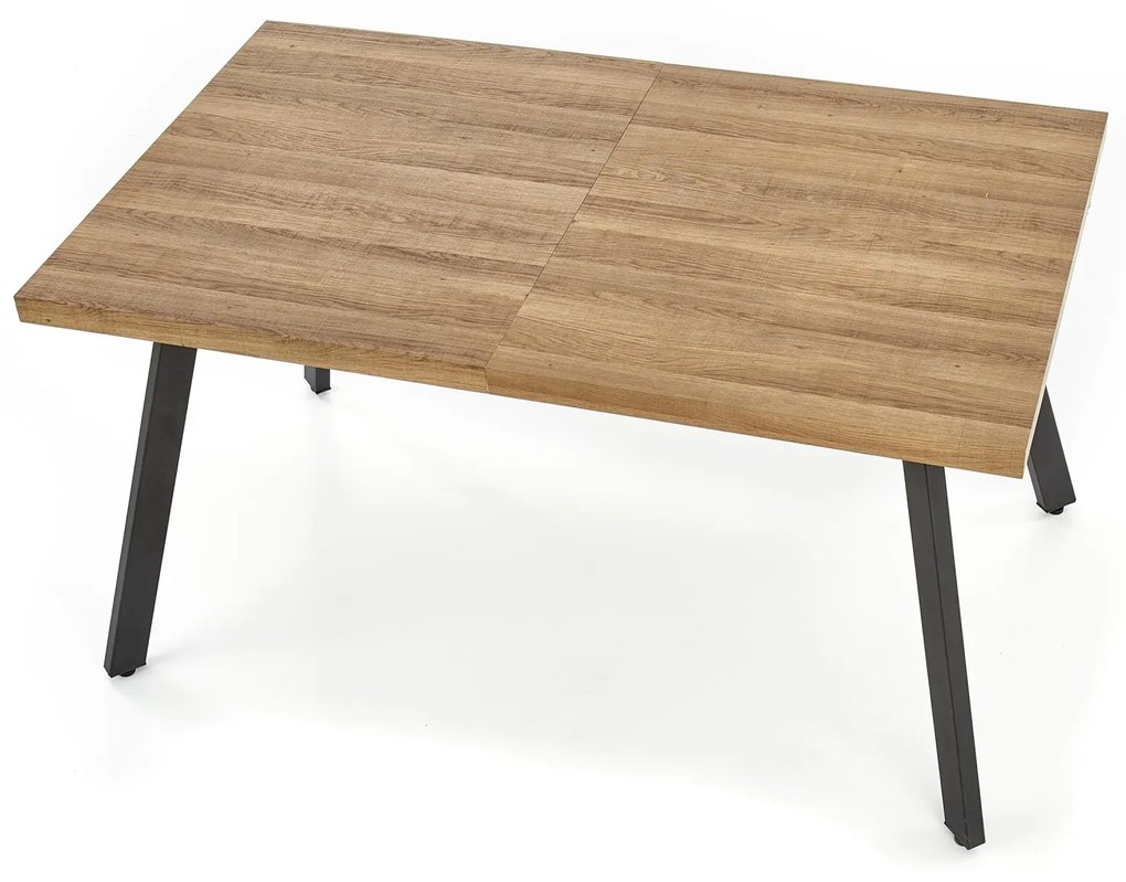 Jídelní rozkládací stůl Berlin 140/180 cm ořech/černý