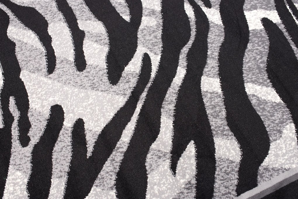 TA Koberec 6601C ČIERNA LACNÁ PP CRM Rozmer: 100x300 cm