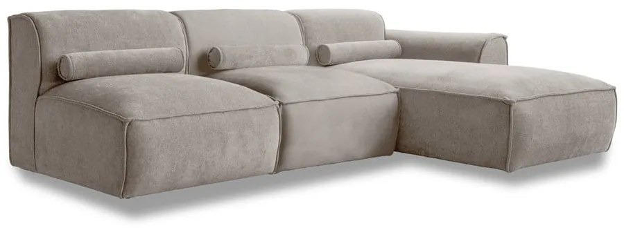 Béžová rohová pohovka (pravý roh) Flex Felix – Miuform