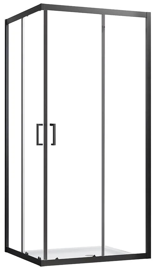 Sprchový kút štvorcový Mika 90x90x190 black