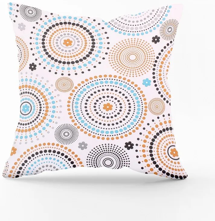 Obliečka na vankúš mandala Veľkost obliečok: 70 x 90 cm, Zapínanie: Gombíky